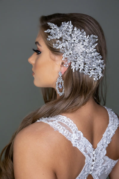 MARQUESA Bridal Headband, Swarovski Wedding Headpiece