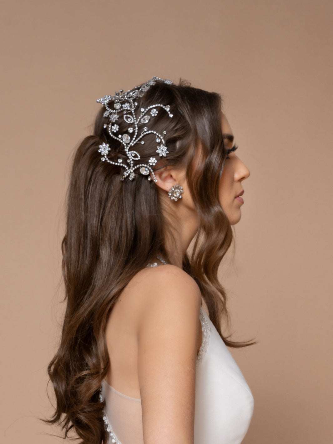 MELODY Gorgeous Wedding Stunning Headband, Swarovski Headpiece