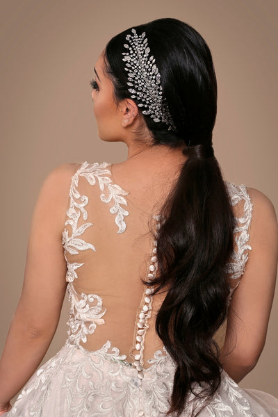 STEPHANIE Swarovski Bridal Headpiece,  Wedding Hair Comb