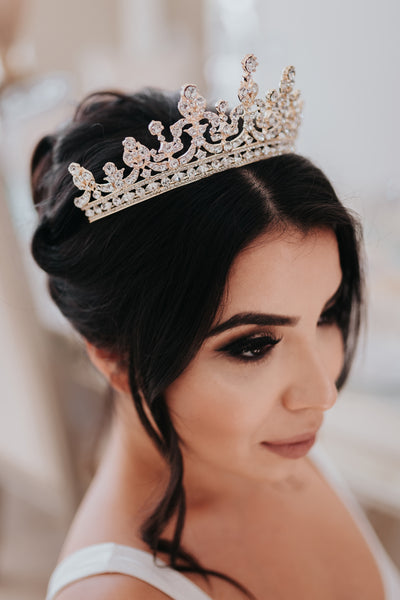 VALENTENA Swarovski Bridal Tiara, Wedding Crown