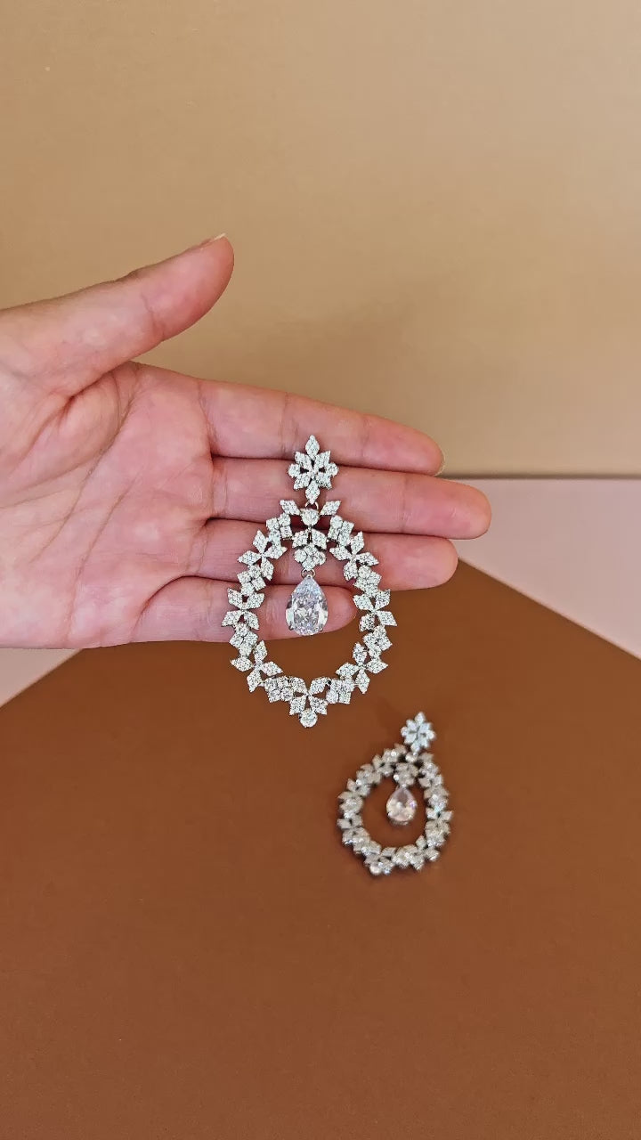MOISSANITE Simulated Diamond Earrings