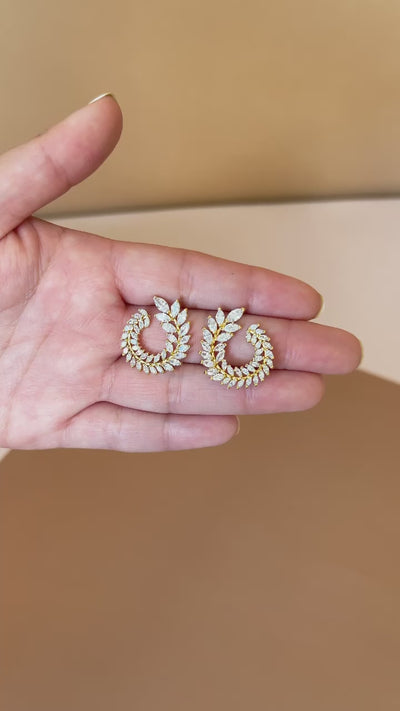 CERSEI Earrings with Swarovski Crystals