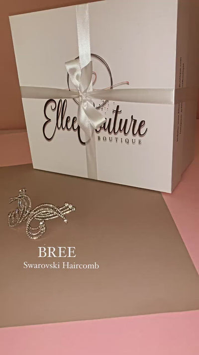 BREE Swarovski Hair Comb Stunning & Delicate.