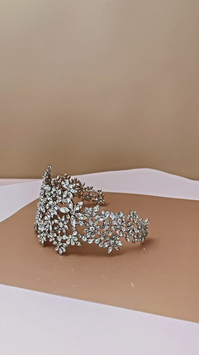 FLORENCE Wedding Headband, Swarovski Crystals Gorgeous Wedding Headpiece