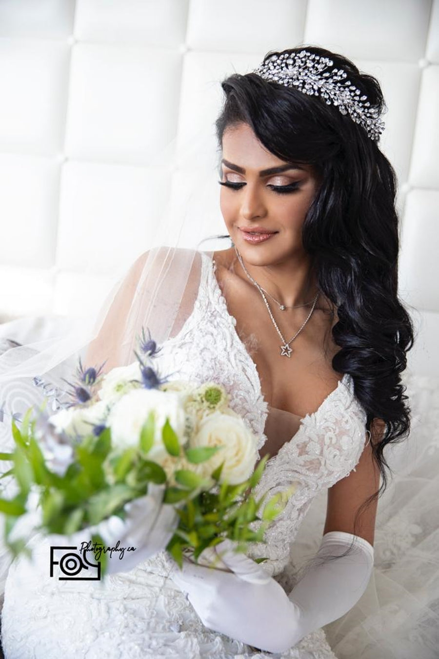 CHARLOTTE Bridal Headband, Swarovski Wedding Headpiece