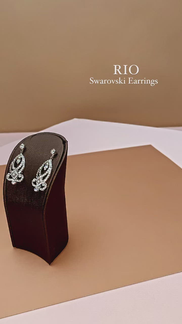 RIO Earrings, Swarovski Earrings (Final Sale)