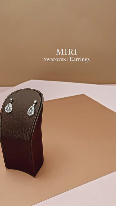 MIRI Earrings, Swarovski Earrings (Final Sale)