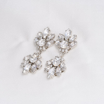 DENIZ Swarovski Drop Earrings