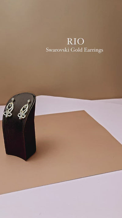 RIO Earrings, Swarovski Earrings ( Final Sale )