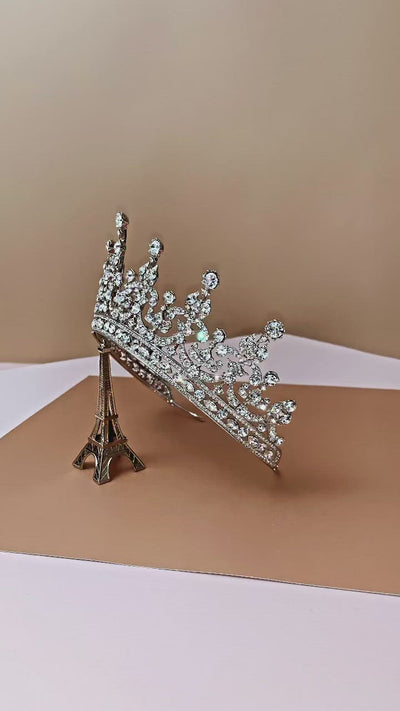 VALENTENA Swarovski Bridal Tiara, Wedding Crown