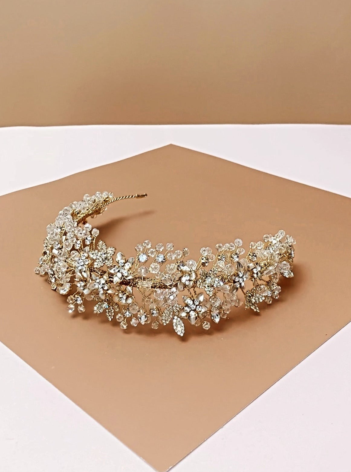 AMARA Swarovski Wedding Headpiece with Micro Zirconia