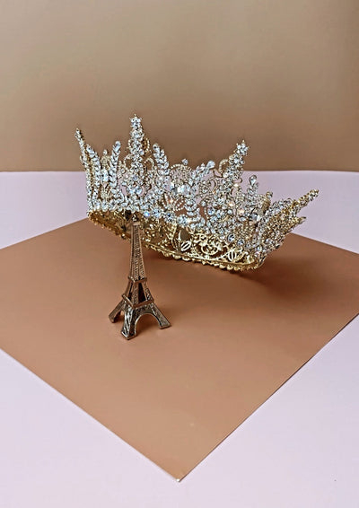 AURORA Full Crown, Swarovski Bridal Full Crown
