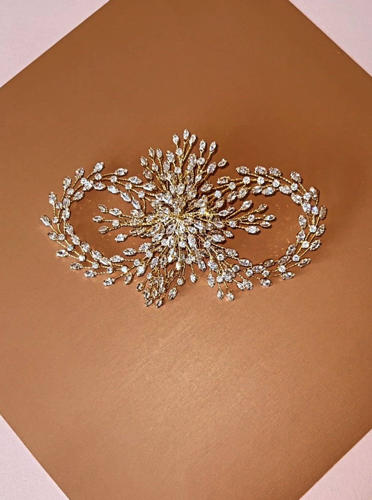 LULIA Bridal Hair Comb with Swarovski Crystals