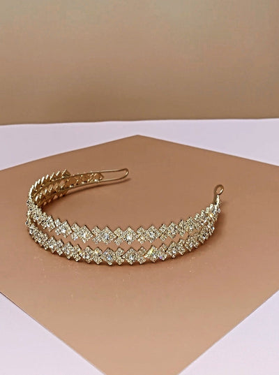 ZETA Luxurious Swarovski Wedding Headpiece