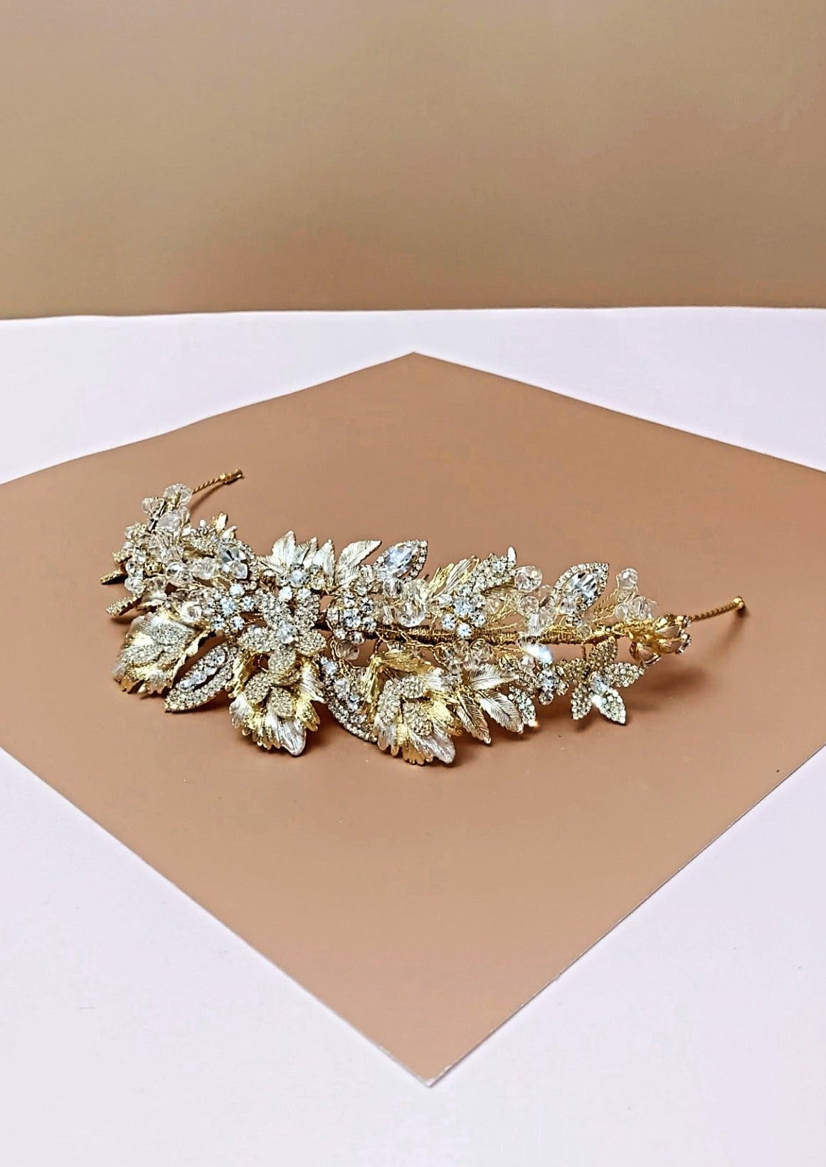 FLEURINE Swarovski Wedding Headpiece with Micro Zirconia