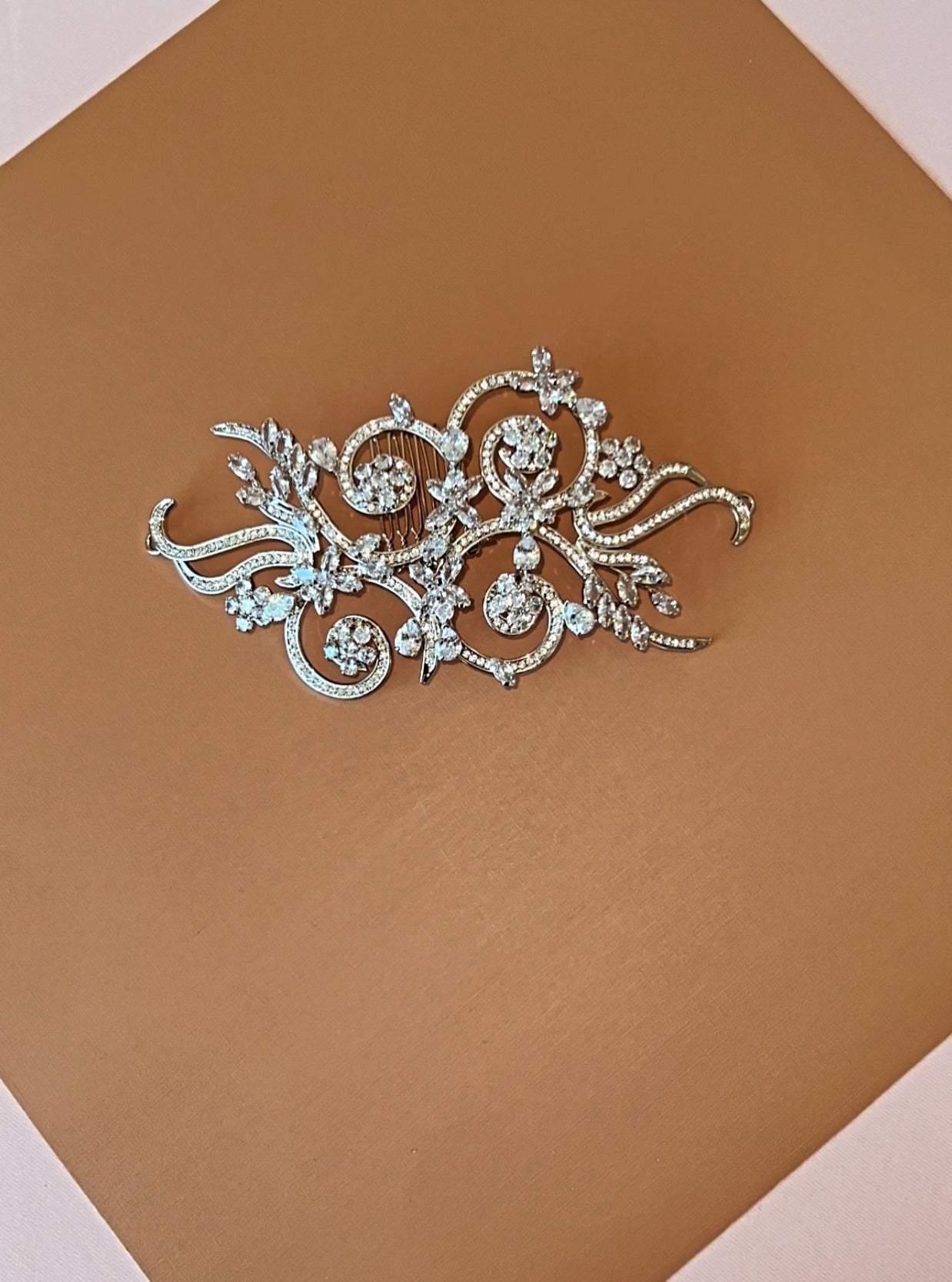 VIVIANA Swarovski Hair Comb, Wedding Headpiece