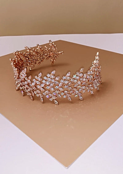 FIONA Swarovski Bridal Headband, Wedding Headband