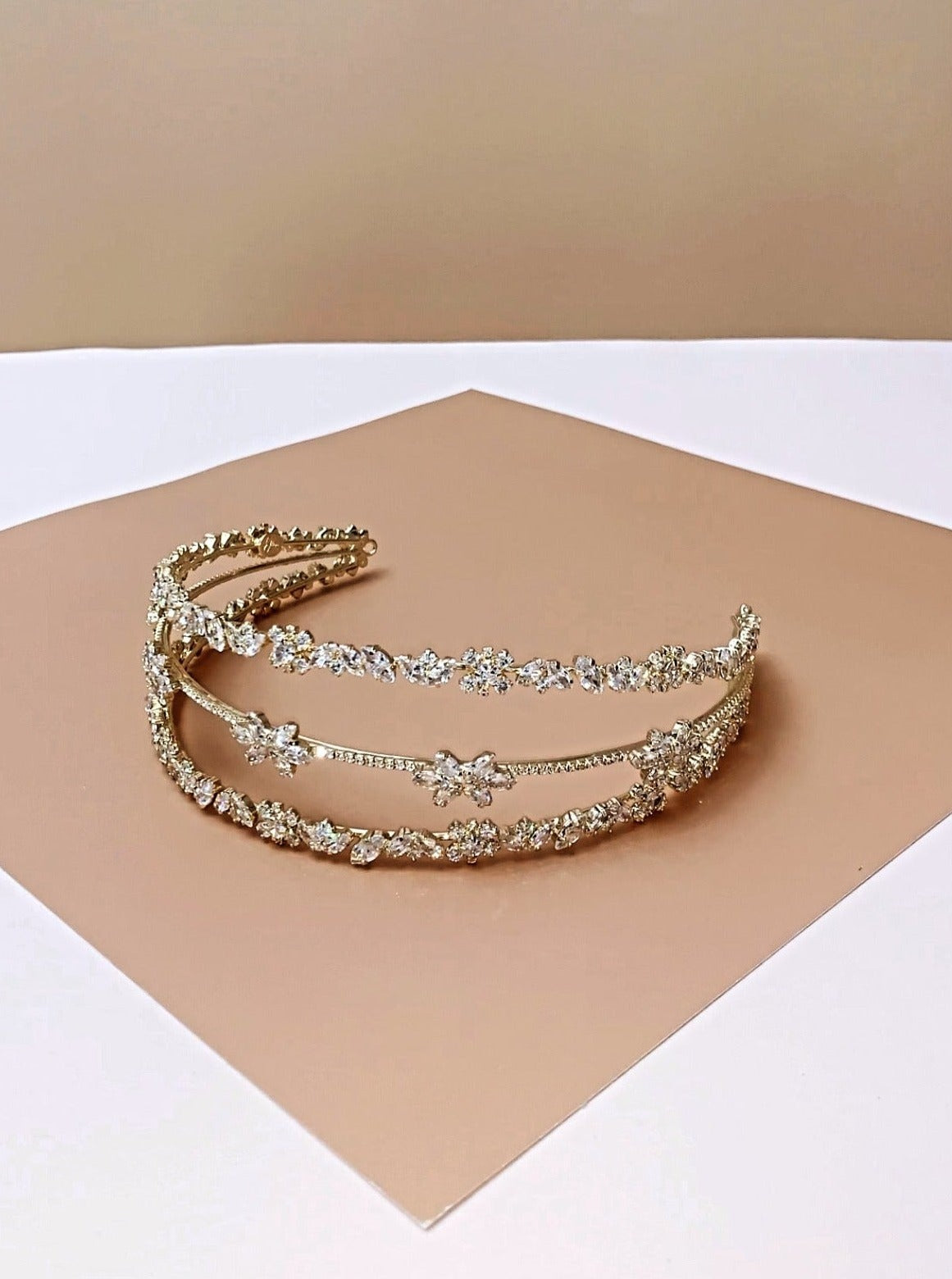 LUNA Luxurious Swarovski Bridal Headpiece