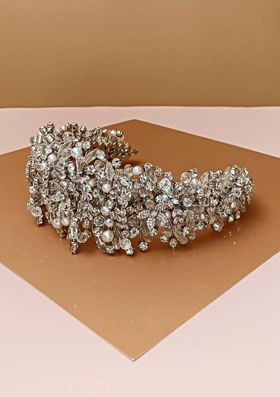 PHILIPPA Bridal Headpiece with Pearls