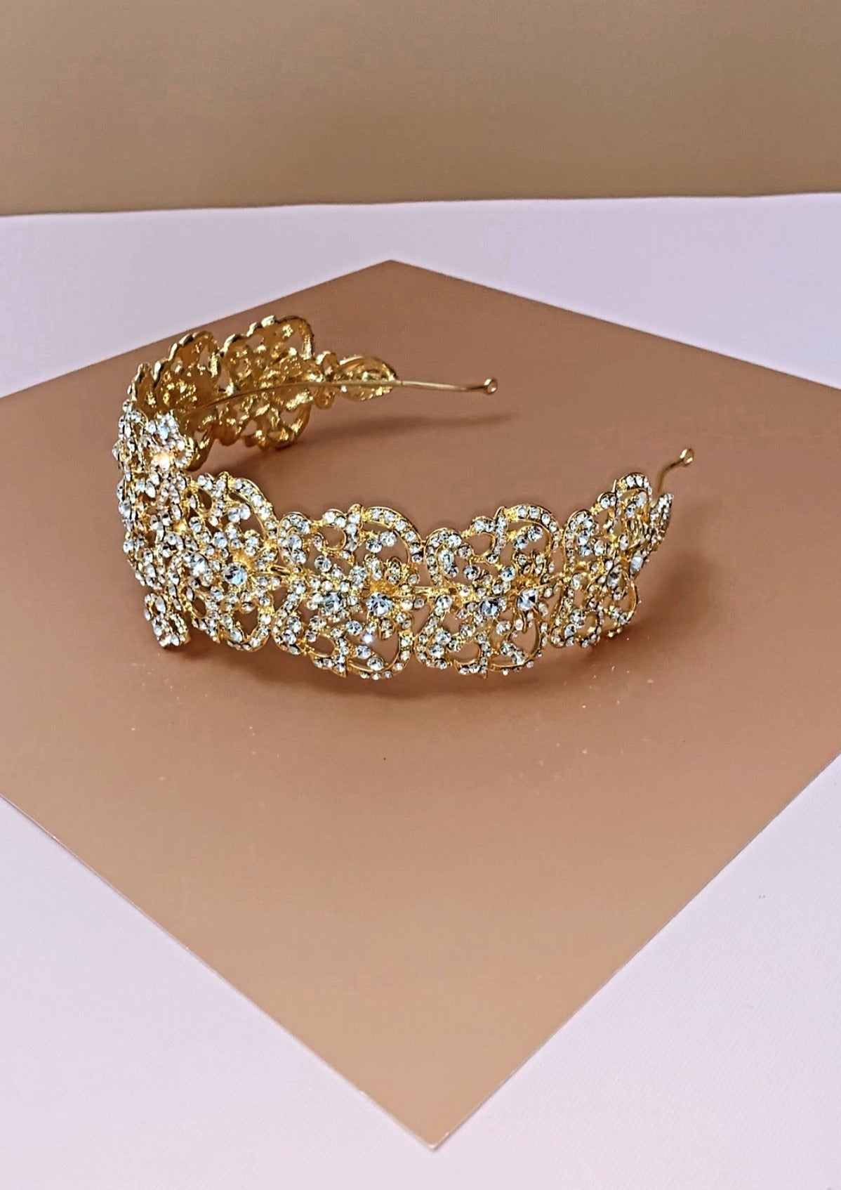 bridal pearl headband