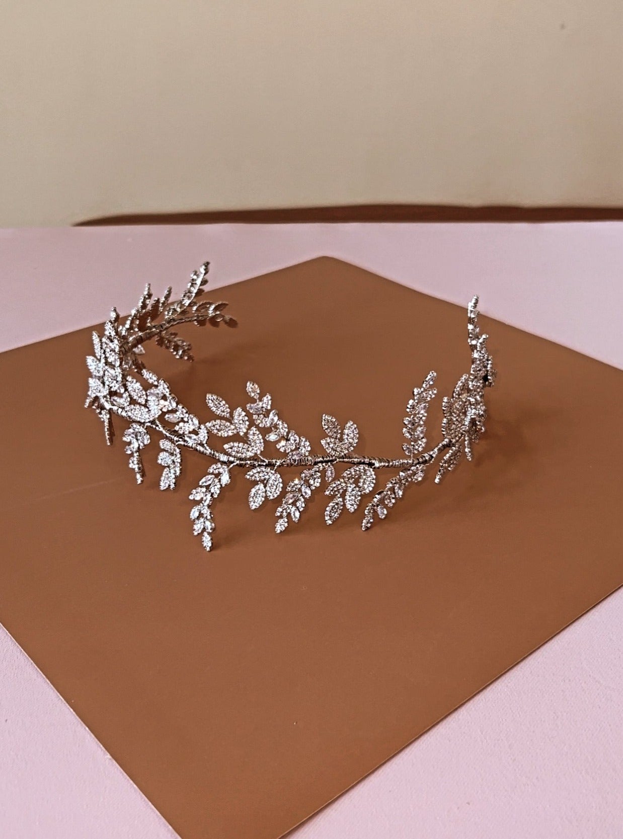 OLIVIA Wedding Headband with Luxurious Swarovski