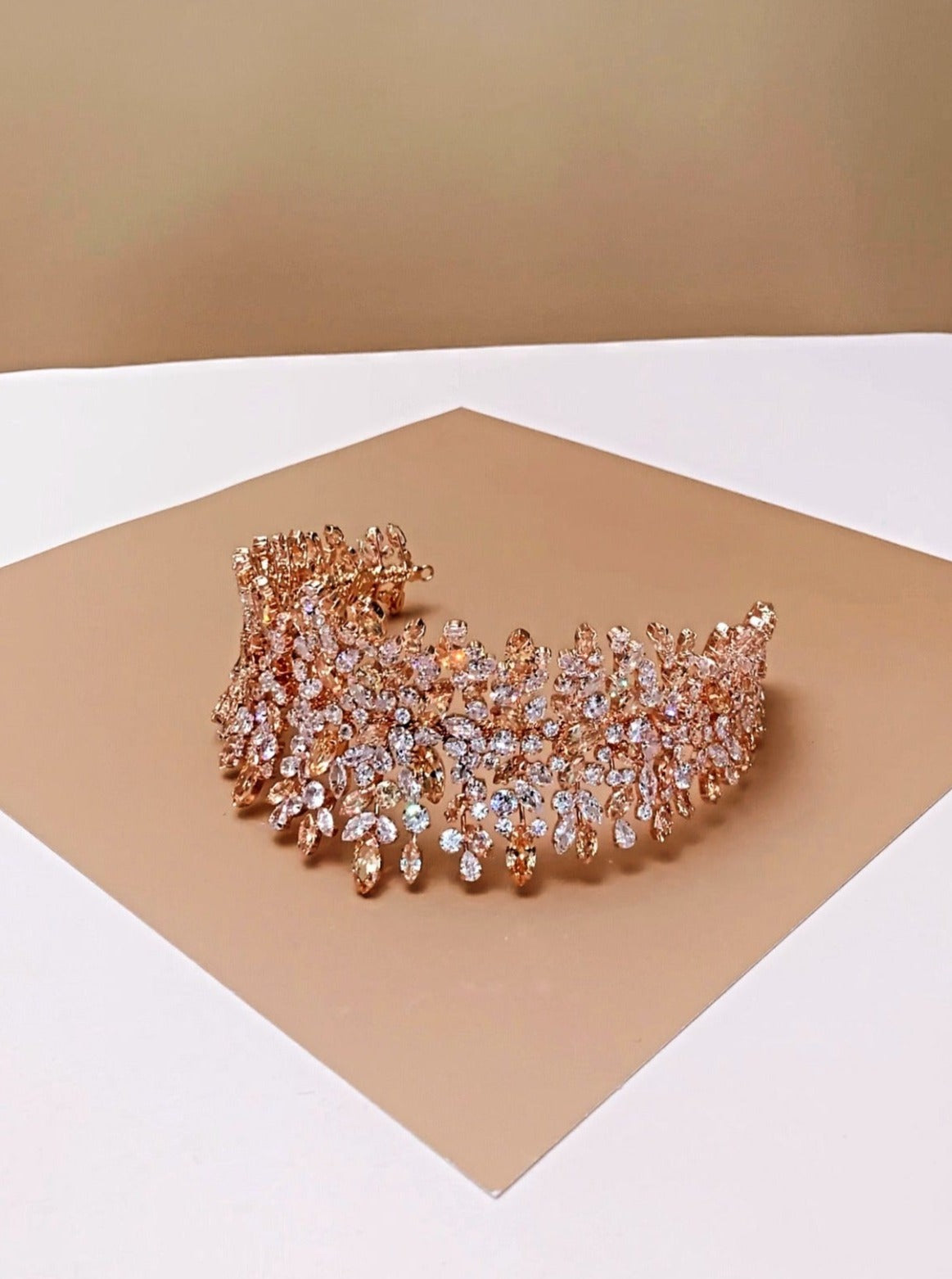 BELLE Bridal Headband, Swarovski Bridal Headpiece