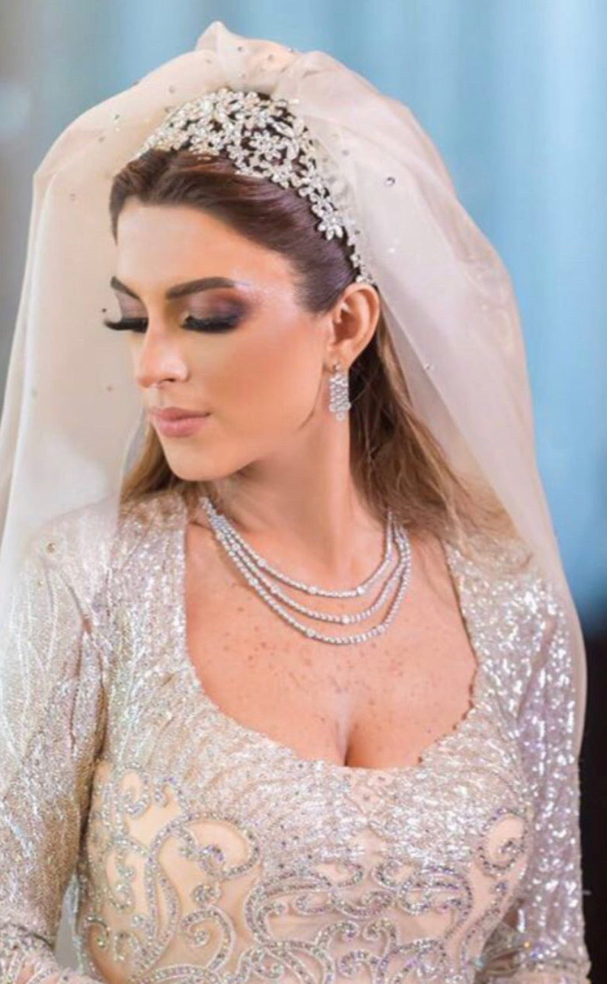 FLORENCE Wedding Headband, Swarovski Crystals Gorgeous Wedding Headpiece