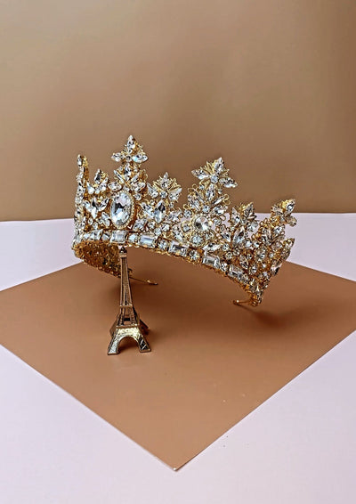 ROYAL LUXE Wedding Crown for Royal Wedding