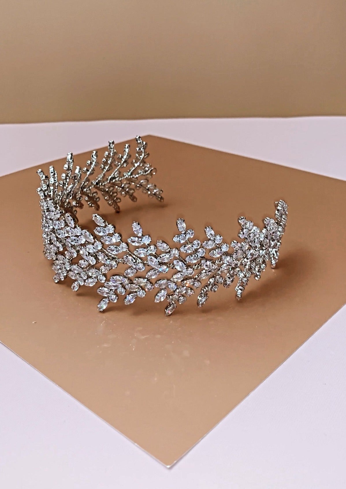 FIONA Swarovski Bridal Headband, Wedding Headband