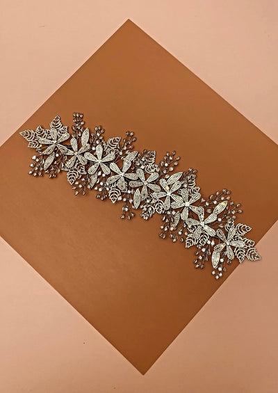 ROSALEE Swarovski Wedding Headpiece with Micro Zirconia