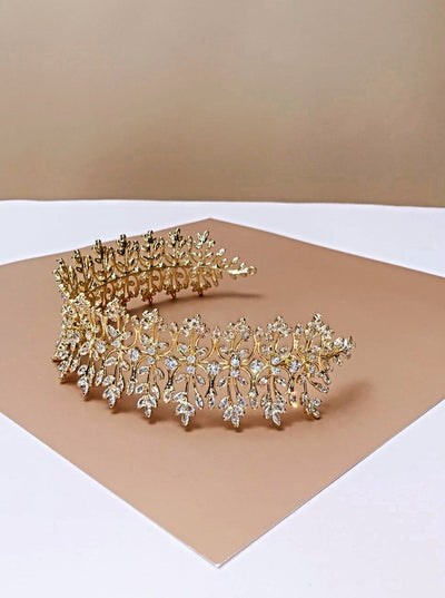 LALASA Wedding Headband, Swarovski Headpiece