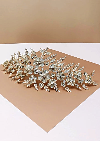 ERICANA Luxurious Bridal Headpiece with Swarovski Crystals