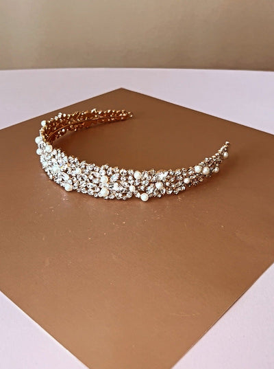 NATALI-PEARLS Swarovski Stunning Bridal Headpiece