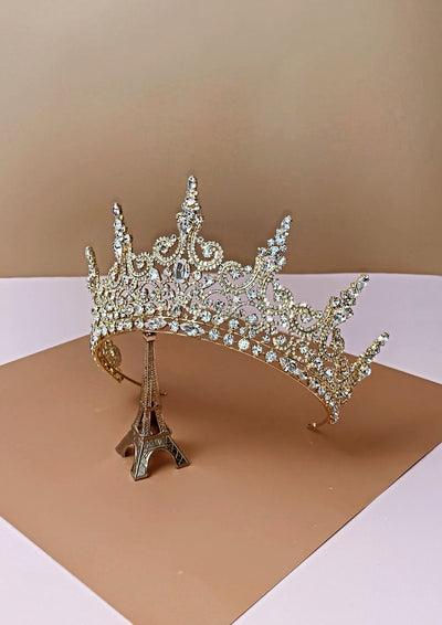 Ellee Real Quinceanera Adorned with RAQUEL Swarovski  Stunning Crown