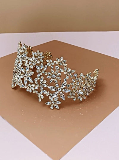 FLORENCE Wedding Headband, Swarovski Crystals Gorgeous Wedding Headpiece