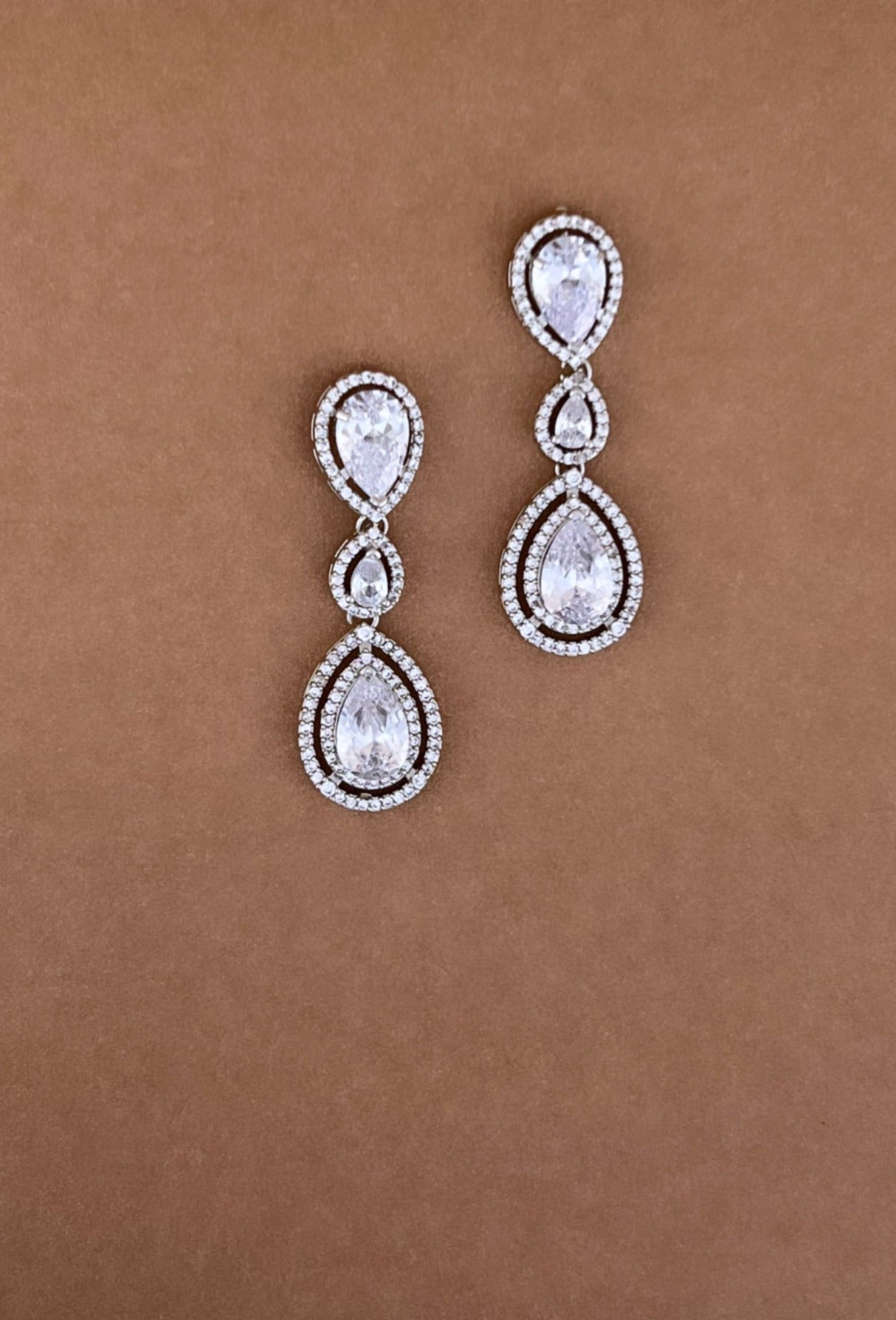 MOLLY Swarovski Crystals Earrings, Drop Earrings