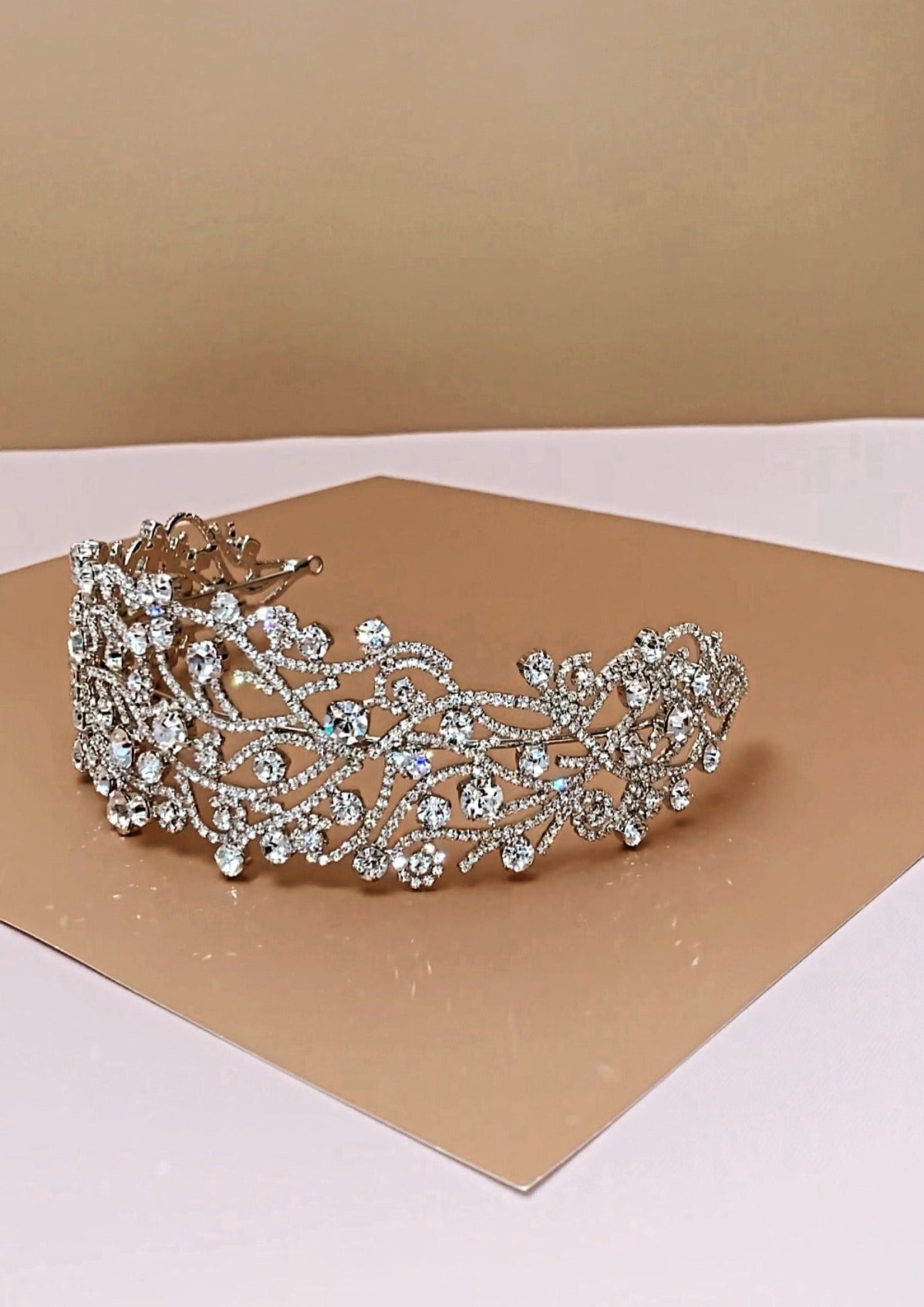 silver headbands for weddings