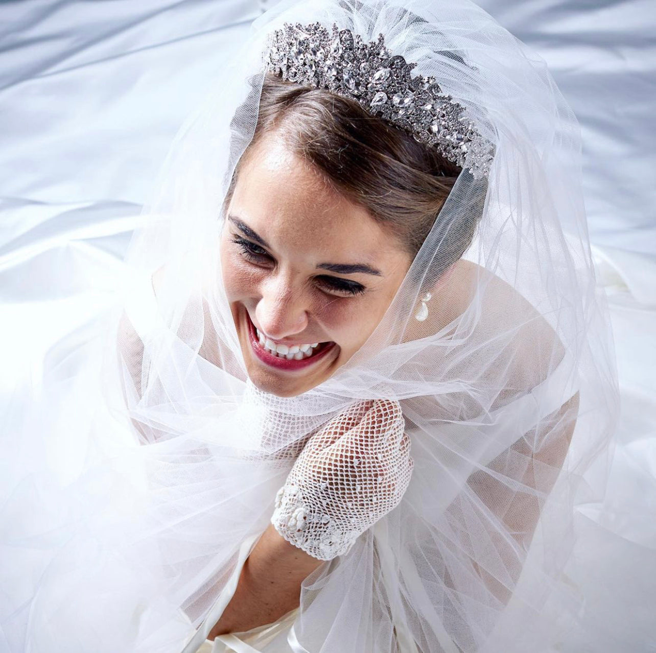 ISABELLA Swarovski Bridal Luxurious Tiara - Crown