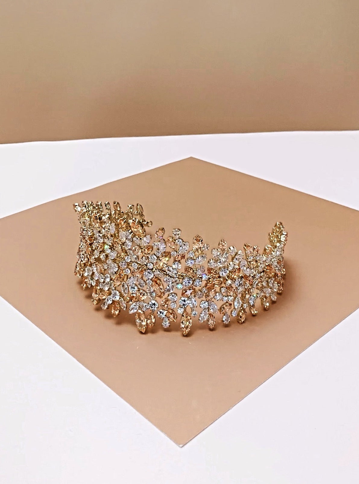 BELLE Bridal Headband, Swarovski Bridal Headpiece