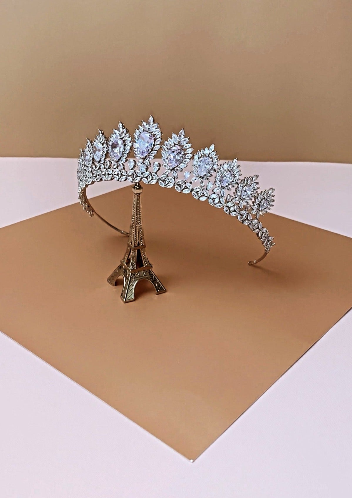 LAYLA Swarovski Bridal or Special Event Tiara and Crown