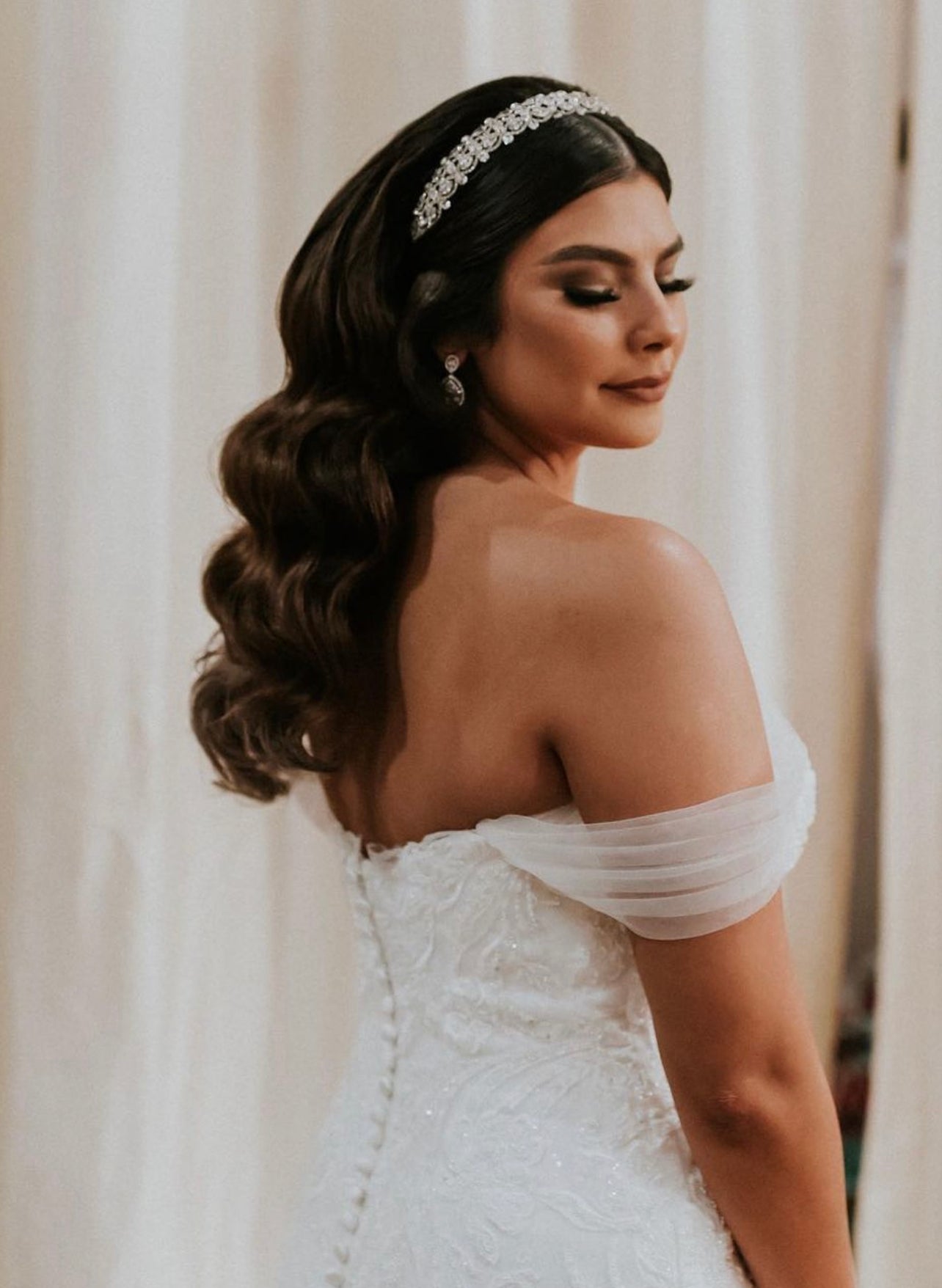 Ellee Real Bride Adorned by GRACE Swarovski Headband