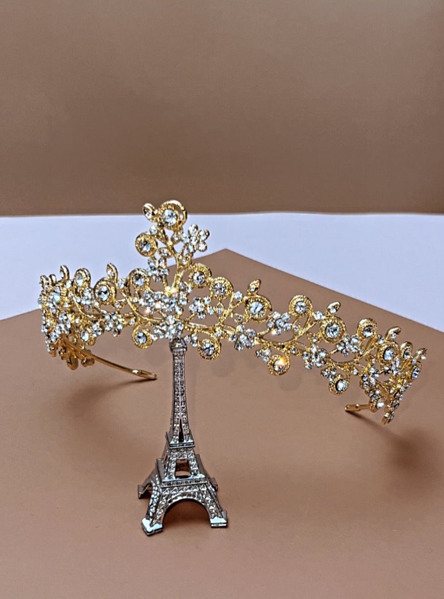 MARISOLE Swarovski Elegant Bridal Tiara (Final Sale)