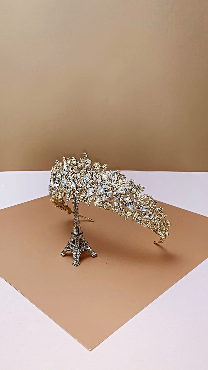 Ellee Real Quinceañera Adorned with ISABELLA Swarovski Tiara