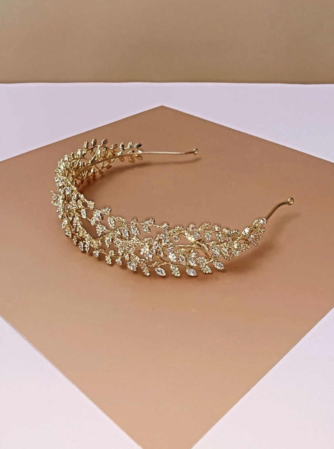 INNA Stunning 3-D Swarovski Bridal Headband