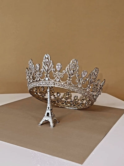 GUSTELLA Majestic Swarovski Bridal Dazzling Full Crown