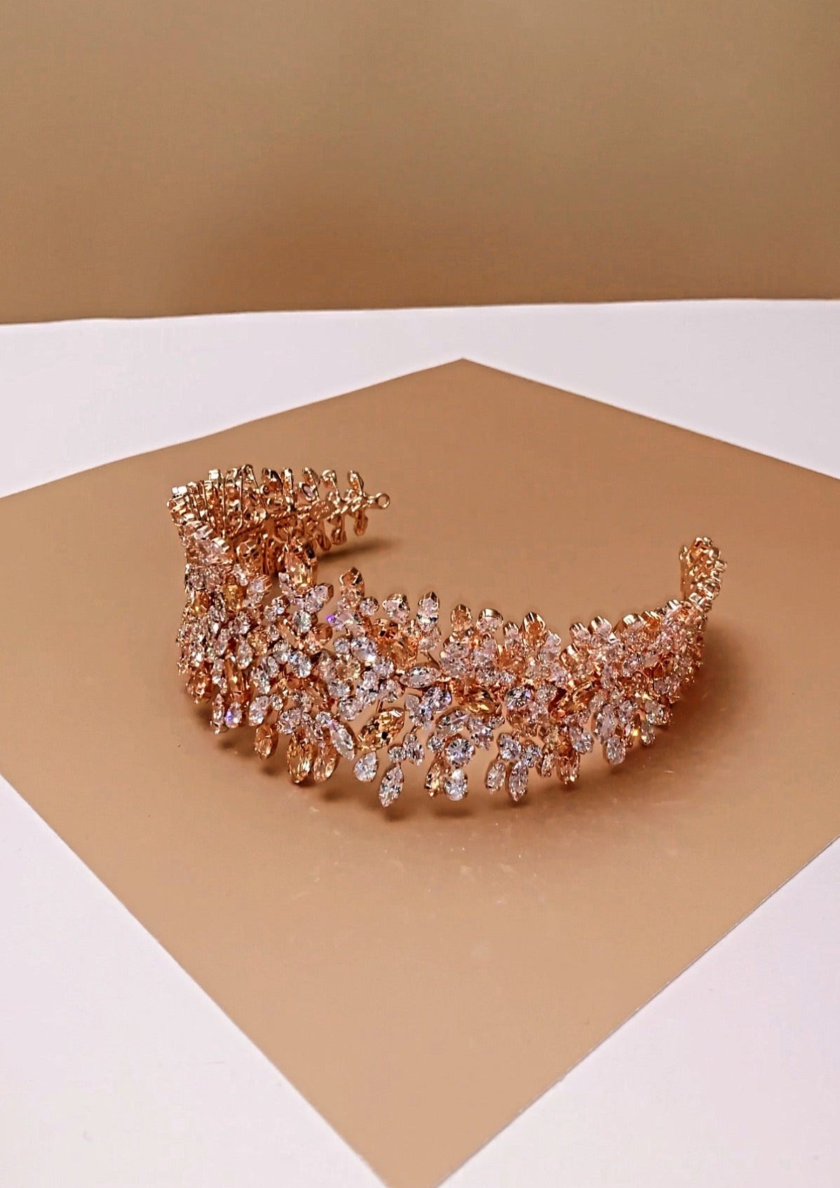 BELLE Bridal Headband, Swarovski Bridal Headpiece