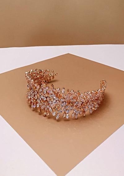 BELLE Bridal Headband, Swarovski Bridal Headpiece