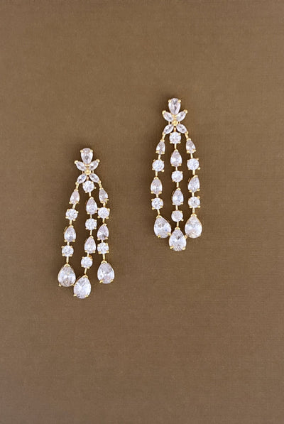 CRYSTAL LUX Earrings with Swarovski Crystals (Final Sale)