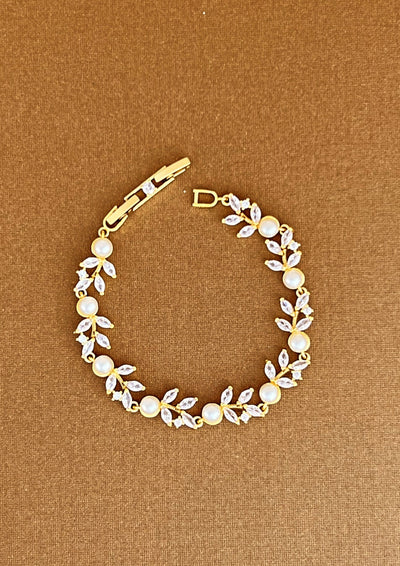 ANGEL LUX Swarovski and Pearls Bracelet