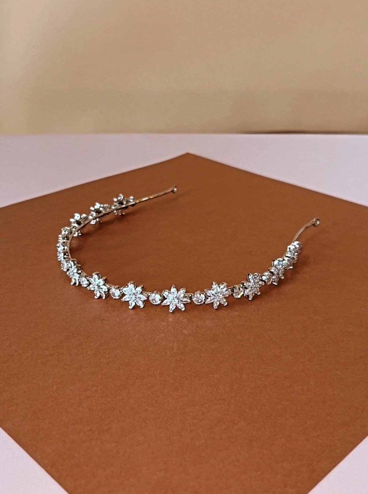 DAVINA Swarovski Wedding Headband, Swarovski Bridal Headband